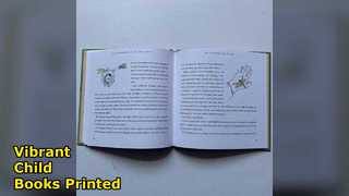 Seção de impressão de livro infantil costurada em caixa